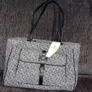 Etienne Aigner NWT Hayward Collection Wool Tweed Purse